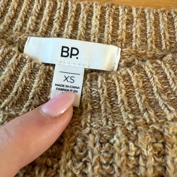 BP Nordstrom Beige Oversized Sweater Women's Small warm Sweater - Picture 4 of 7
